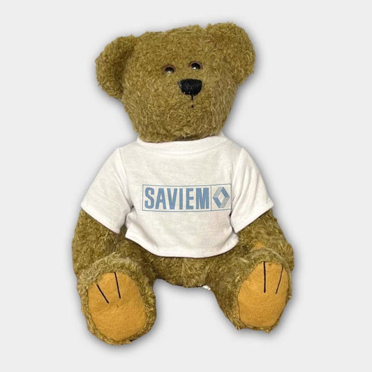 Saviem Plysdyr Bamse, Teddy Bear-Bamse-Saviem-Garage Culture Shop- garage - man cave - merchandise