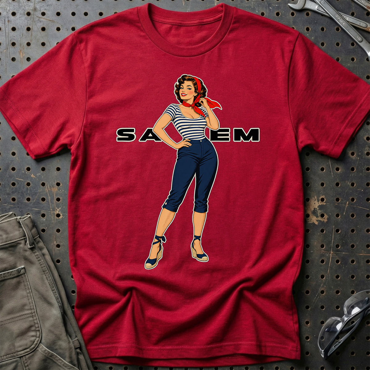 
Produktbillede af Saviem Retro Pinup T-Shirt