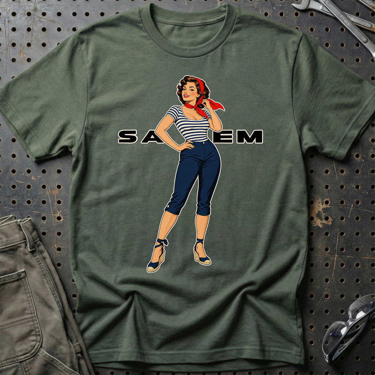 
Produktbillede af Saviem Retro Pinup T-Shirt