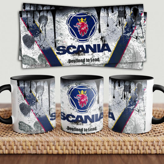 Scania "To Toner" Vintage Keramisk Krus-Krus-Scania-Garage Culture Shop- garage - man cave - merchandise