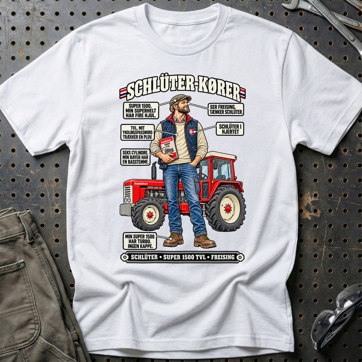 
Schlüter-Kører T-Shirt – Hvid