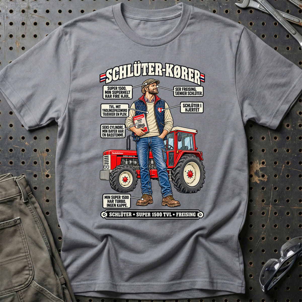 
Schlüter-Kører T-Shirt – Grå Sport