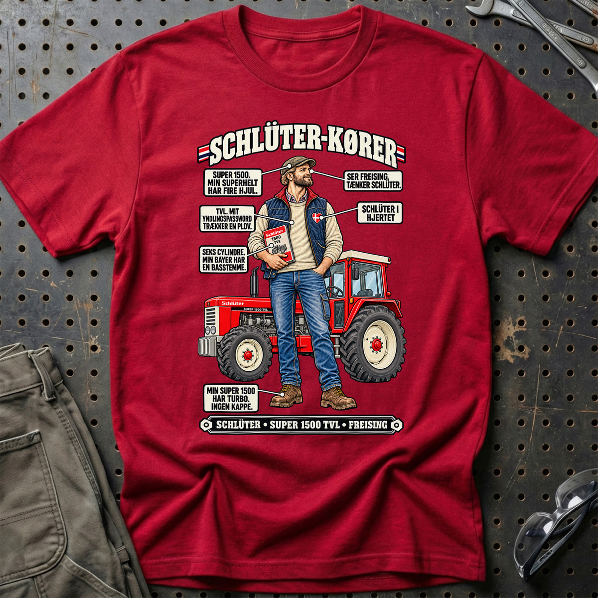 
Schlüter-Kører T-Shirt – Rød