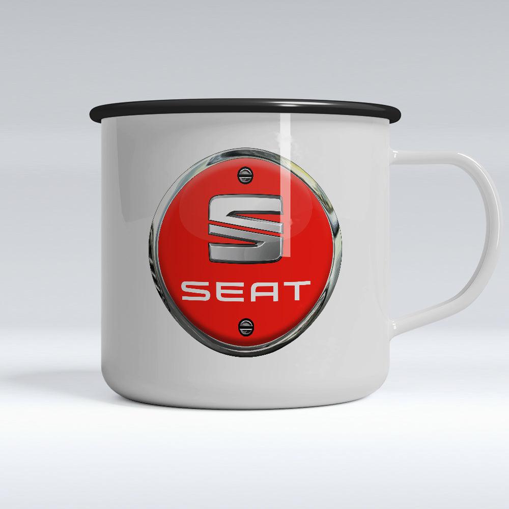 Seat Emaljekrus-Krus-Seat-Garage Culture Shop- garage - man cave - merchandise