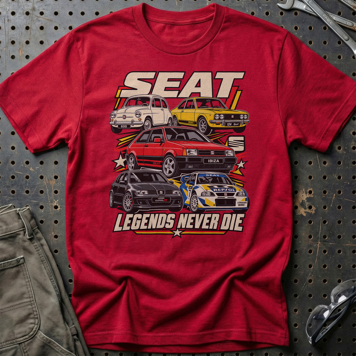 
Produktbillede af Seat Legends Never Die T-Shirt