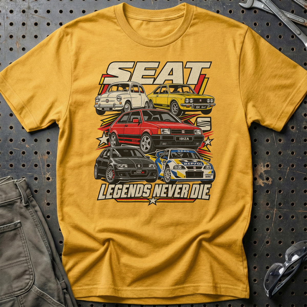 
Produktbillede af Seat Legends Never Die T-Shirt