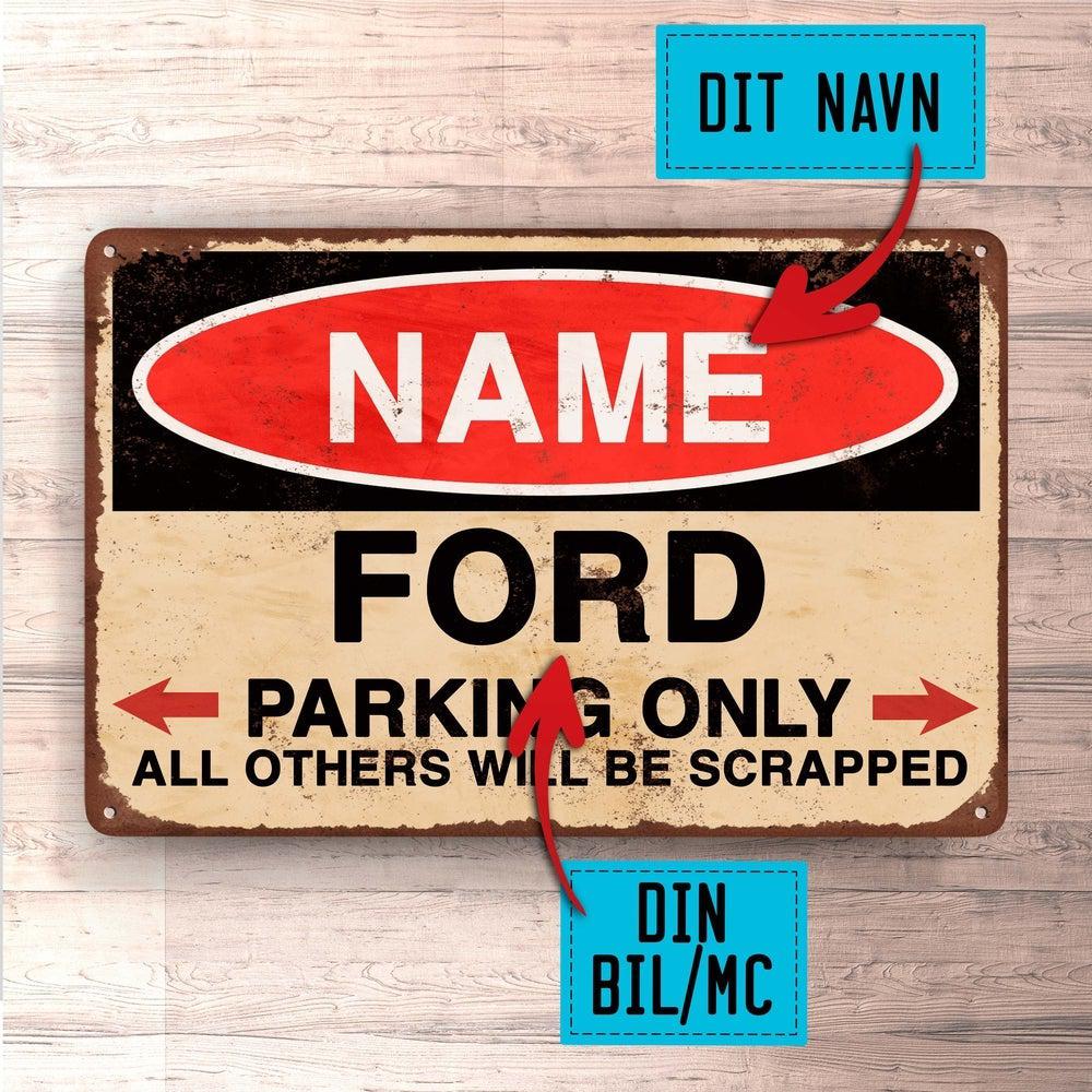 Seat - Parking Only - Skilte, Musemåtte, Dørmåtte , Plakat-Skilte-Seat-Garage Culture Shop- garage - man cave - merchandise