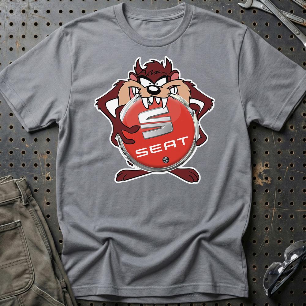Seat TAZ T-Shirt-Beklædning-Seat-Grå Sport-S-Garage Culture Shop- garage - man cave - merchandise
