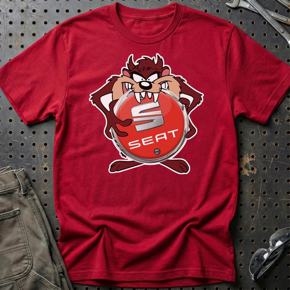 Seat TAZ T-Shirt-Beklædning-Seat-Rød-S-Garage Culture Shop- garage - man cave - merchandise