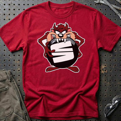 Seat TAZ Unisex T-Shirt , Bomuld-Beklædning-Seat-Rød-S-Garage Culture Shop- garage - man cave - merchandise
