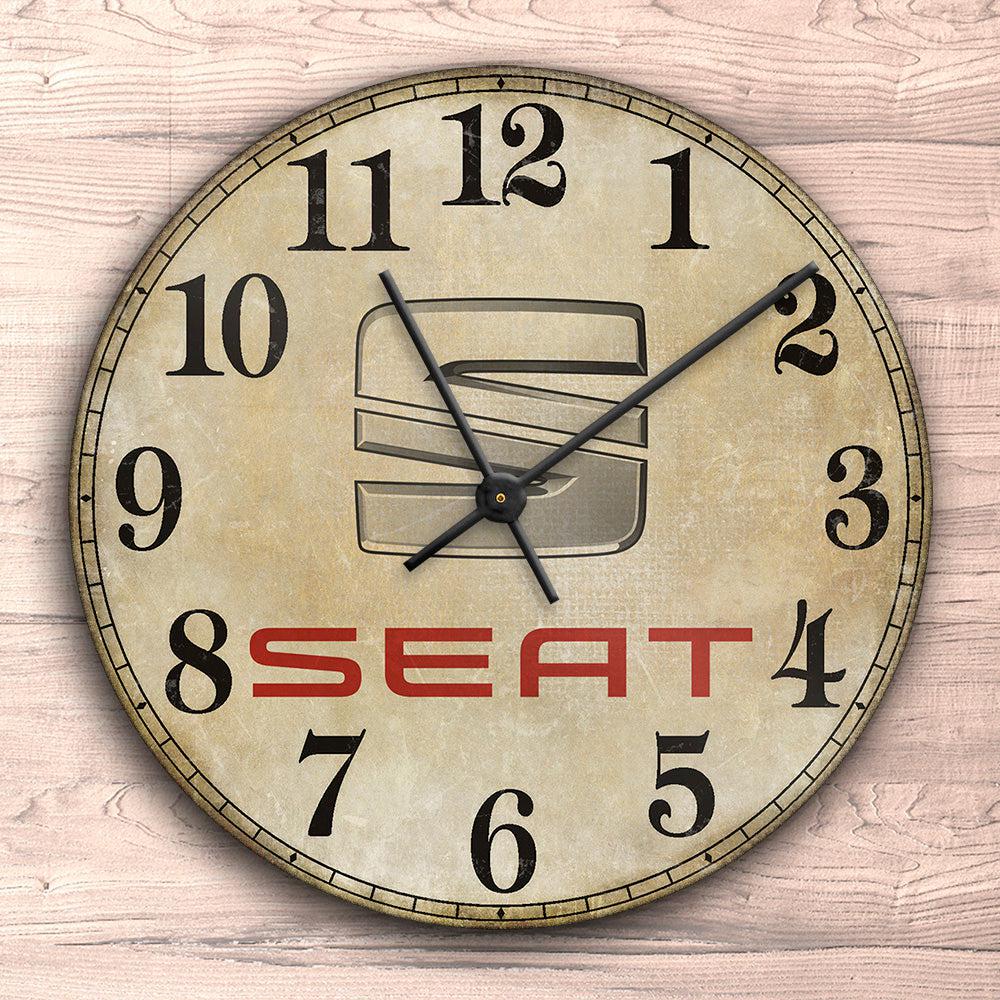 Seat Vægur Rundt-Clock-Seat-Garage Culture Shop- garage - man cave - merchandise