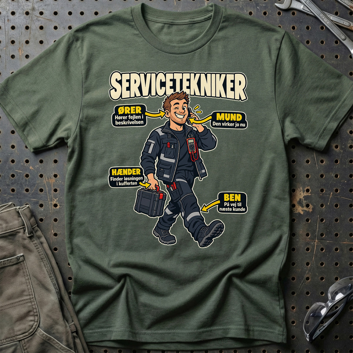 
Produktbillede af Servicetekniker – Anatomi T-Shirt