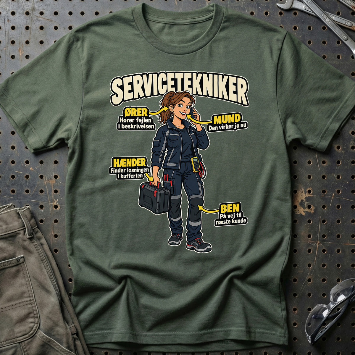
Produktbillede af Servicetekniker – Anatomi T-Shirt