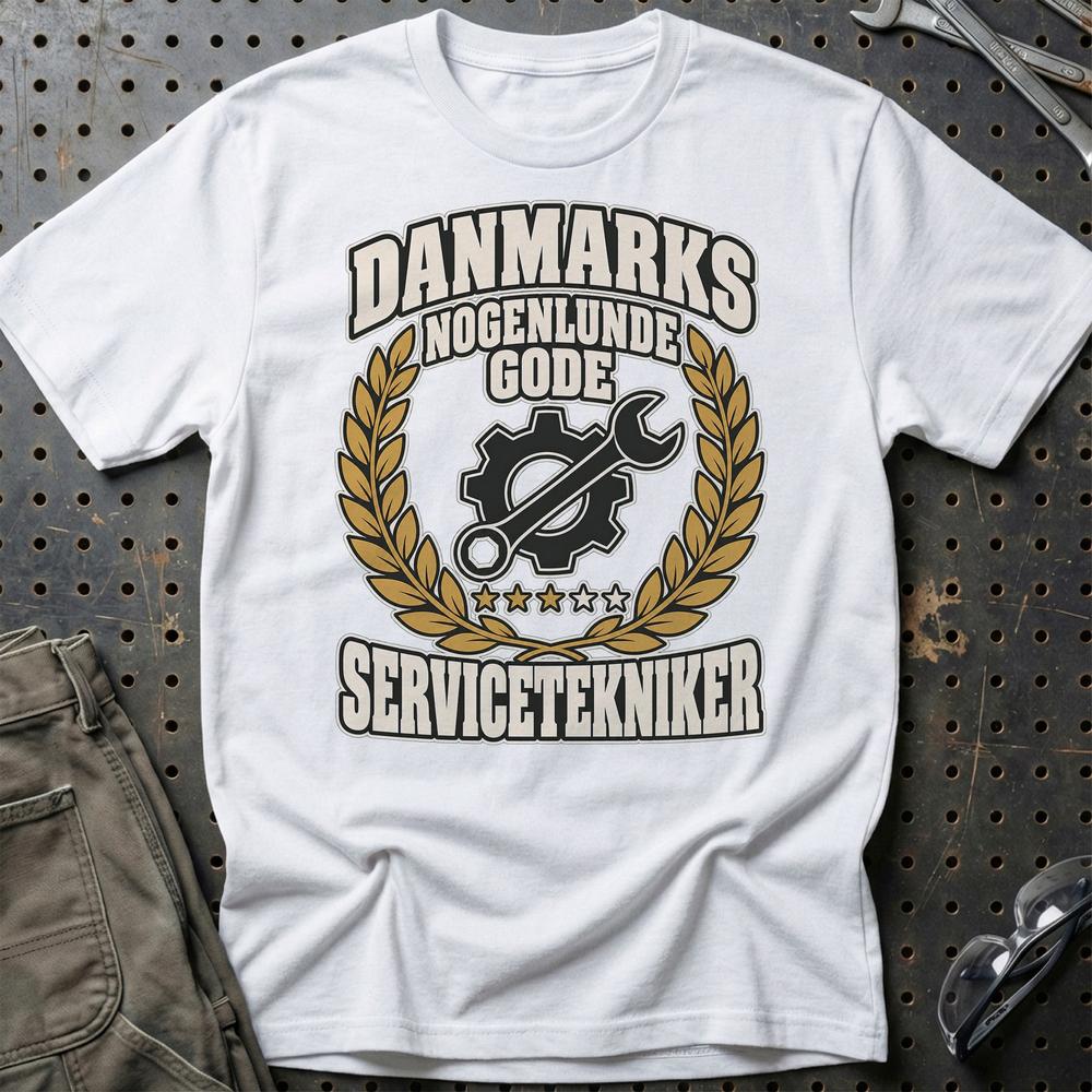
Produktbillede af Servicetekniker – Danmarks Nogenlunde Gode T-Shirt
