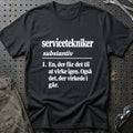 
Servicetekniker – Definition T-Shirt – Sort