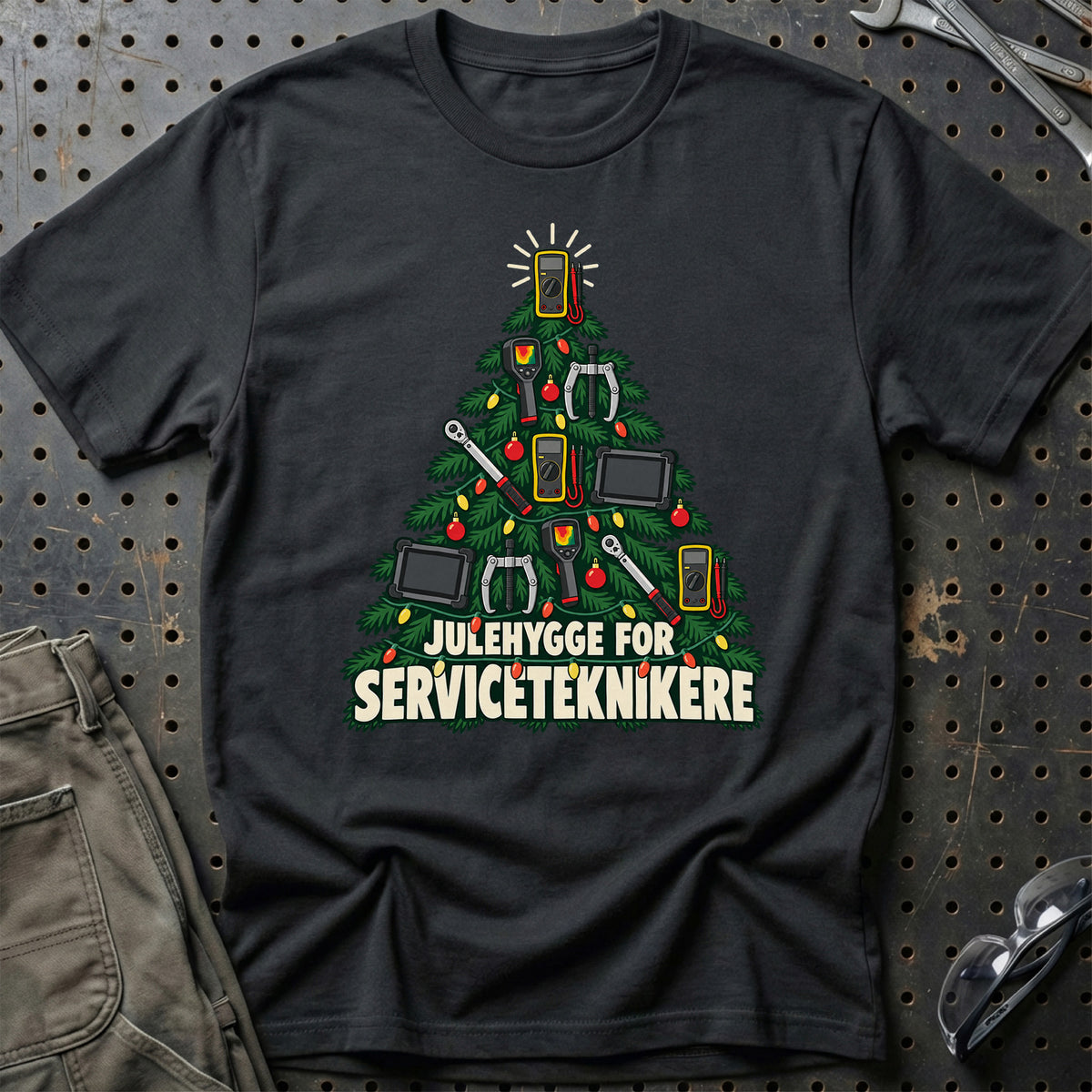 
Servicetekniker – Julehygge – Unisex T-Shirt – Sort