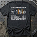 Serviceteknikerens Timeløn T-Shirt-Beklædning-Garage Culture-Sort-S-Garage Culture Shop- garage - man cave - merchandise