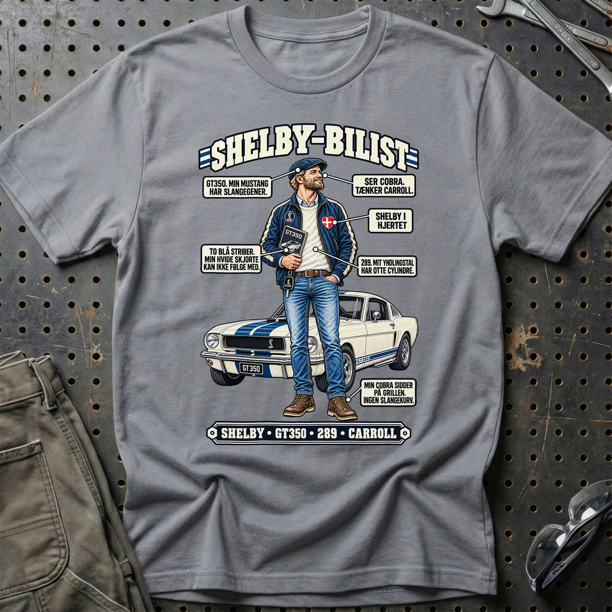 
Shelby-Bilist T-Shirt – Grå Sport