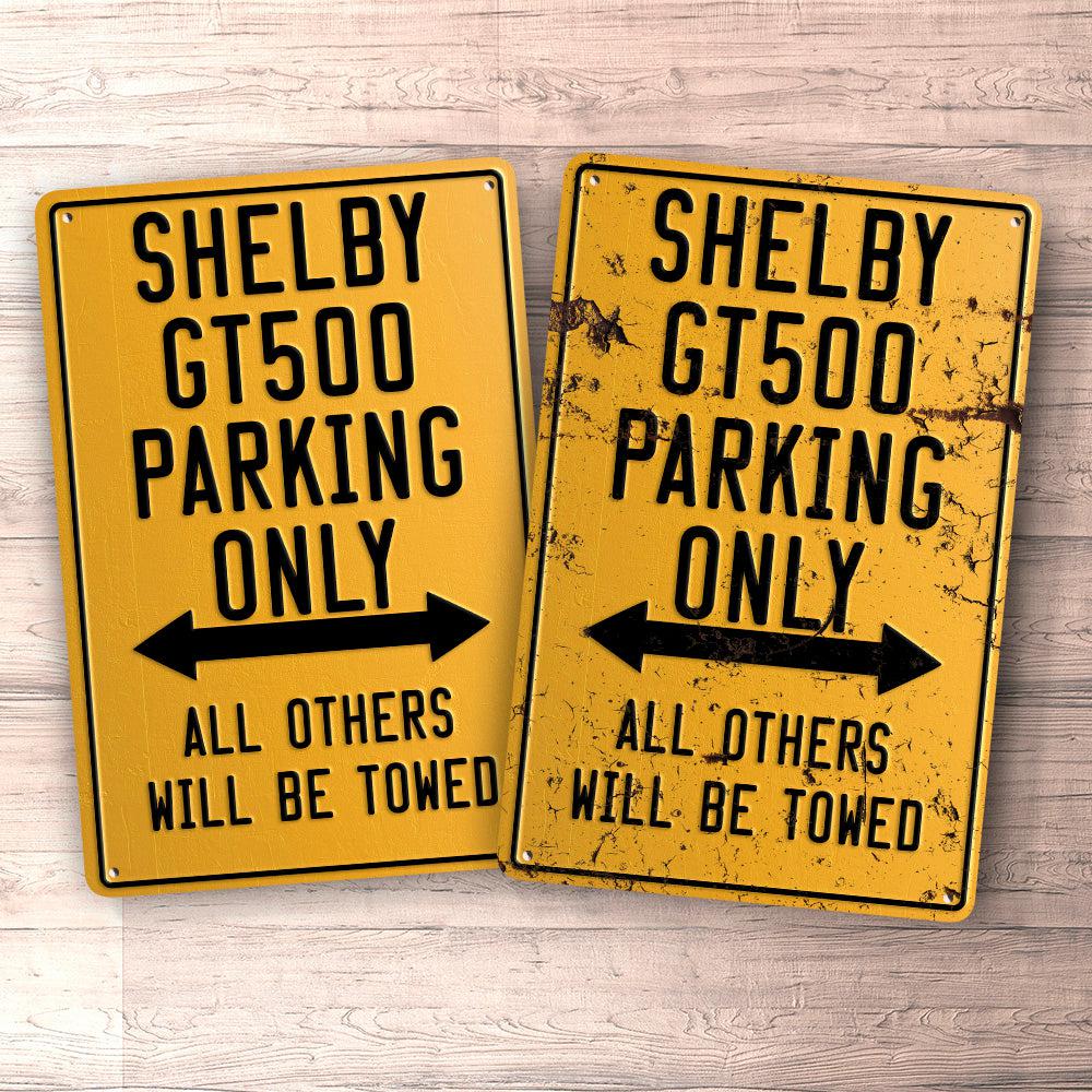 Shelby Gt500 Parking Only Skilte, Musemåtte, Dørmåtte , Plakat-Parking skilte-Shelby-Garage Culture Shop- garage - man cave - merchandise