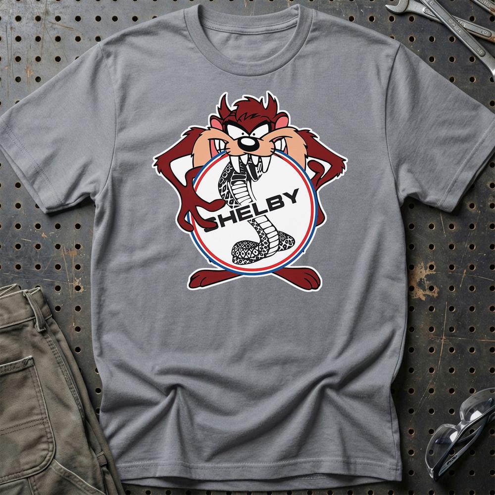 Shelby TAZ T-Shirt-Beklædning-Shelby-Grå Sport-S-Garage Culture Shop- garage - man cave - merchandise