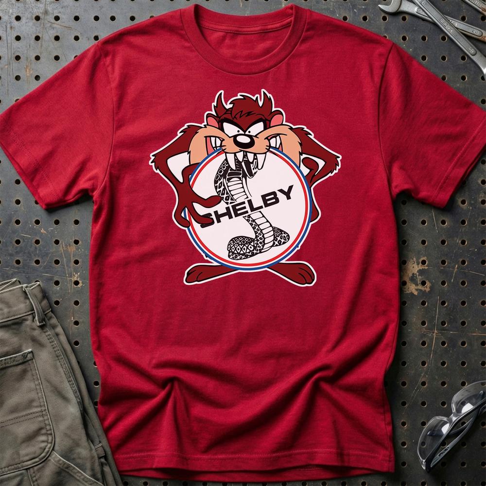 Shelby TAZ T-Shirt-Beklædning-Shelby-Rød-S-Garage Culture Shop- garage - man cave - merchandise