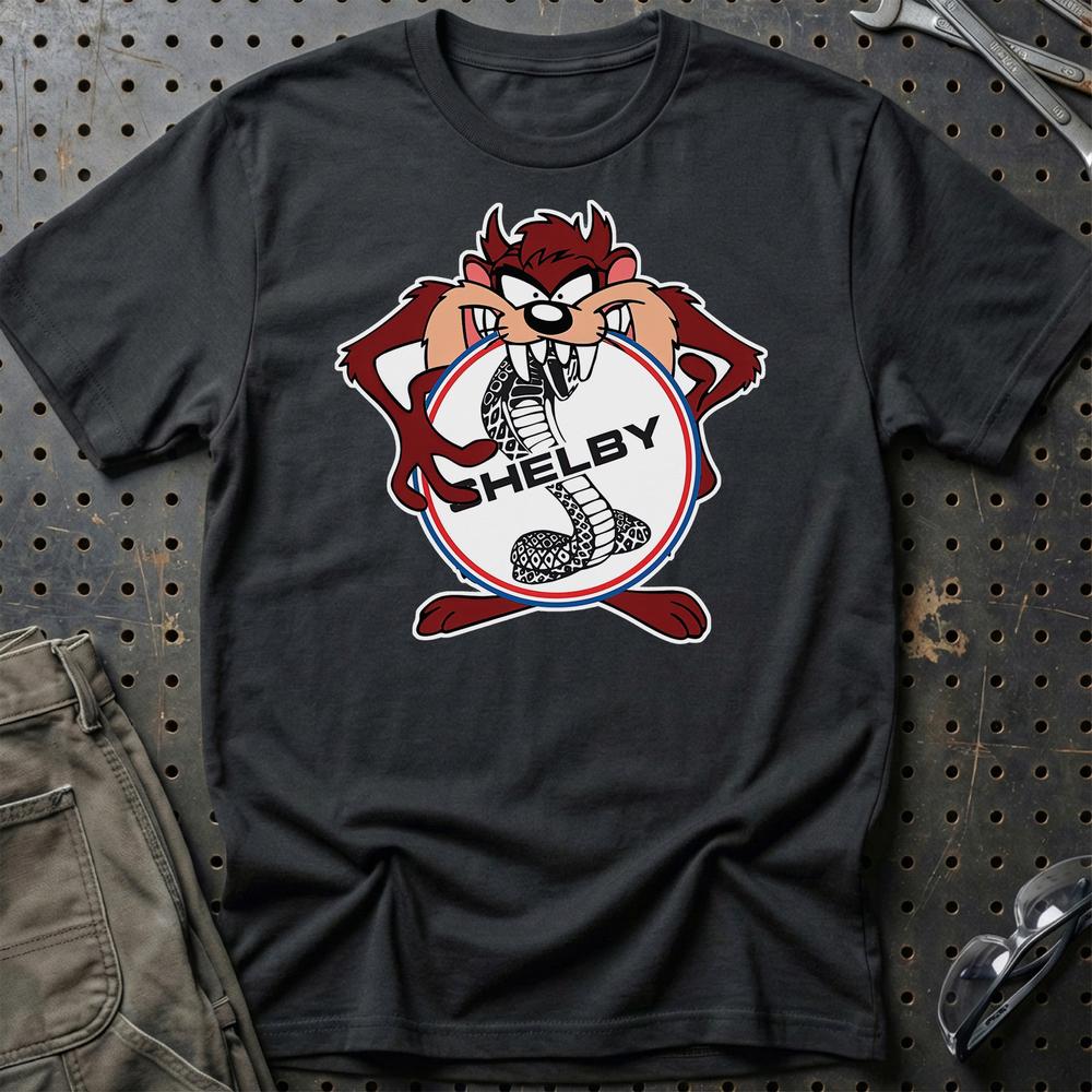 Shelby TAZ T-Shirt-Beklædning-Shelby-Sort-S-Garage Culture Shop- garage - man cave - merchandise
