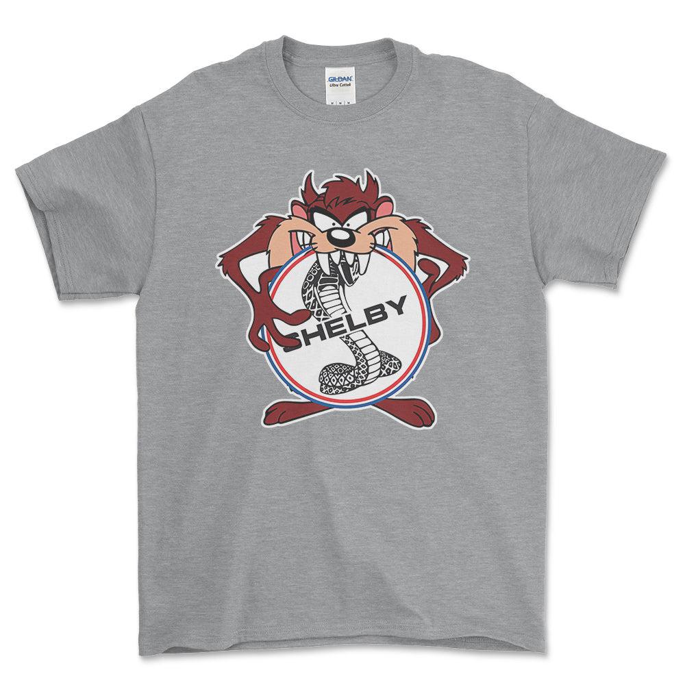 Shelby TAZ Unisex T-Shirt , Bomuld-Beklædning-Shelby-Grå Sport-S-Forside-Garage Culture Shop- garage - man cave - merchandise