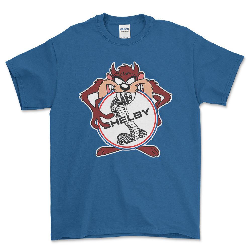 Shelby TAZ Unisex T-Shirt , Bomuld-Beklædning-Shelby-Blå Royal-S-Forside-Garage Culture Shop- garage - man cave - merchandise