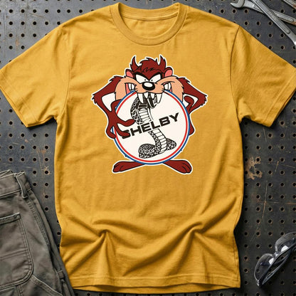 Shelby TAZ Unisex T-Shirt , Bomuld-Beklædning-Shelby-Guld-S-Garage Culture Shop- garage - man cave - merchandise