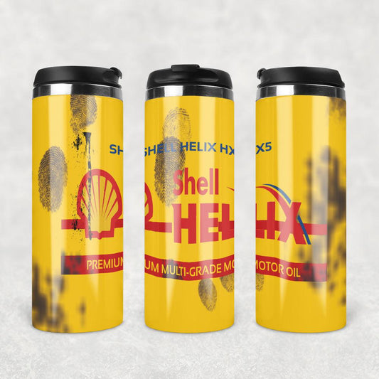 Shell Motor Oil Termokrus Tumbler Rustfrit Stål-Krus-Motorolie-Garage Culture Shop- garage - man cave - merchandise