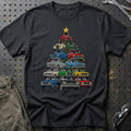 Simca Juletræ T-Shirt-Beklædning-Simca-Sort-S-Garage Culture Shop- garage - man cave - merchandise
