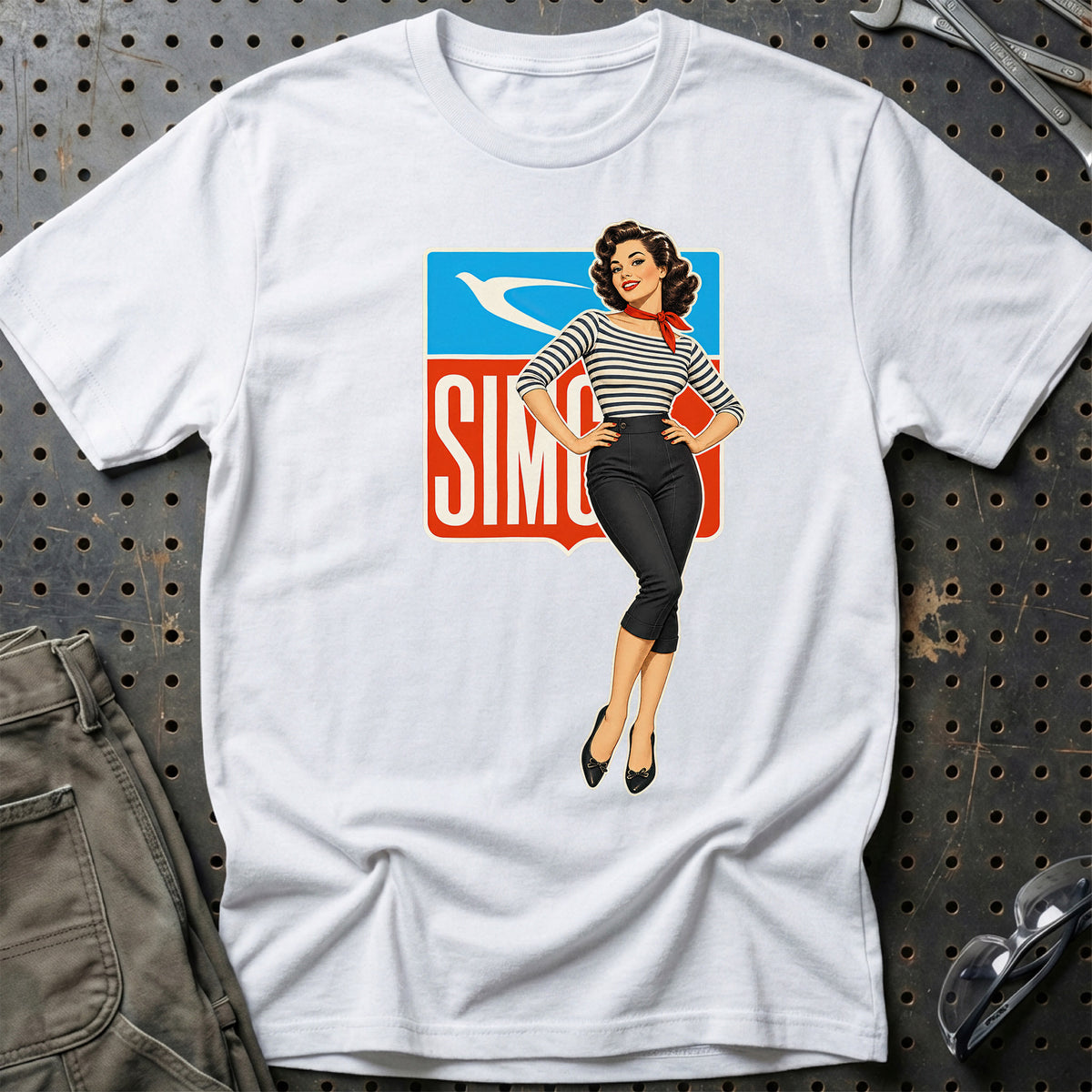 
Produktbillede af Simca Retro Pinup T-Shirt