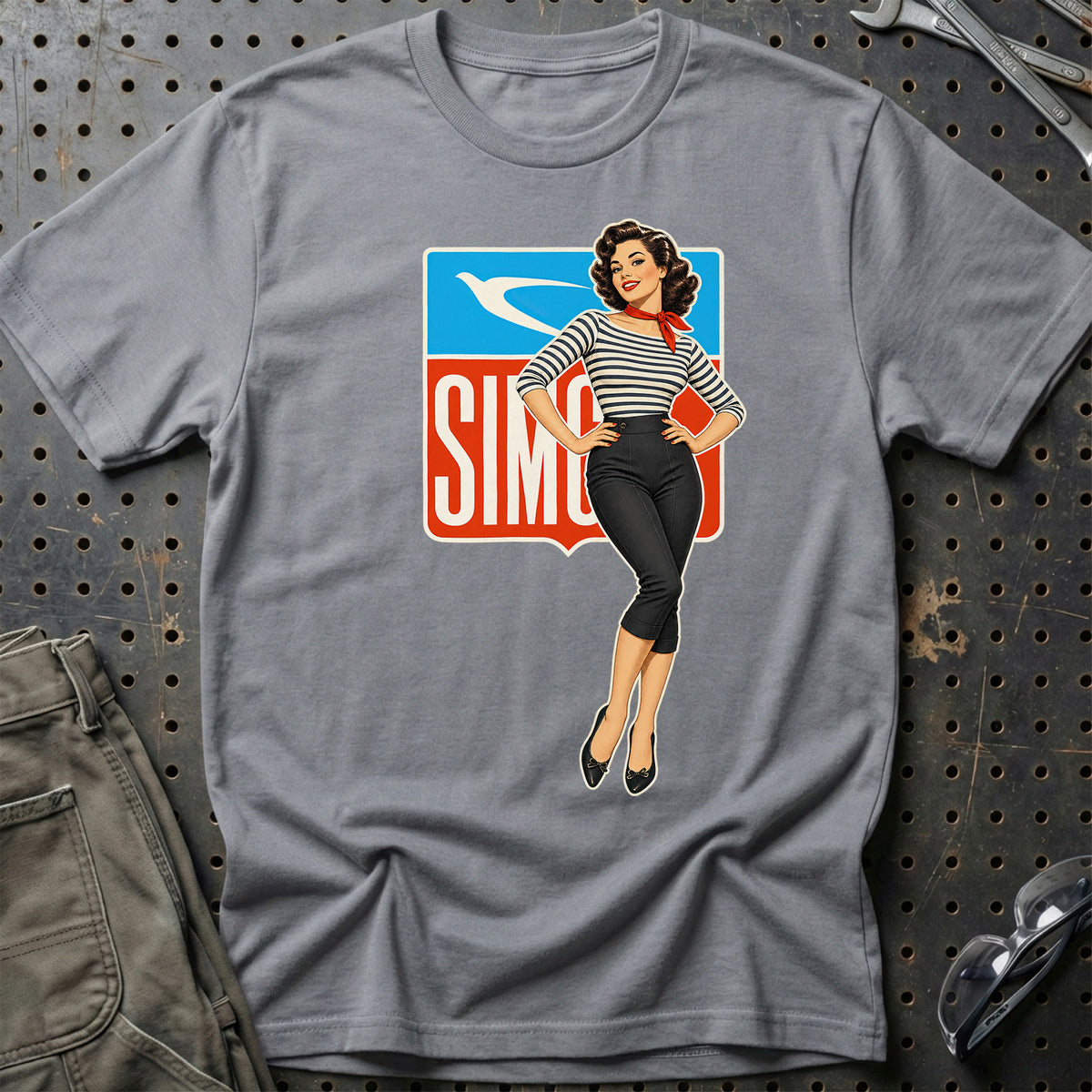 
Produktbillede af Simca Retro Pinup T-Shirt