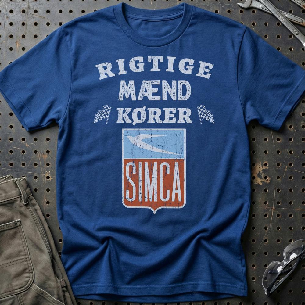 
Produktbillede af Simca Rigtige Mænd Kører T-Shirt
