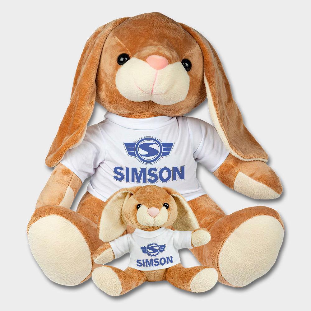 Simson Plysdyr Kanin, Bunny-Bamse-Simson-Garage Culture Shop- garage - man cave - merchandise