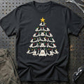 
Sinclair C5 Juletræ Christmas Tree Unisex T-Shirt – Sort – print foran