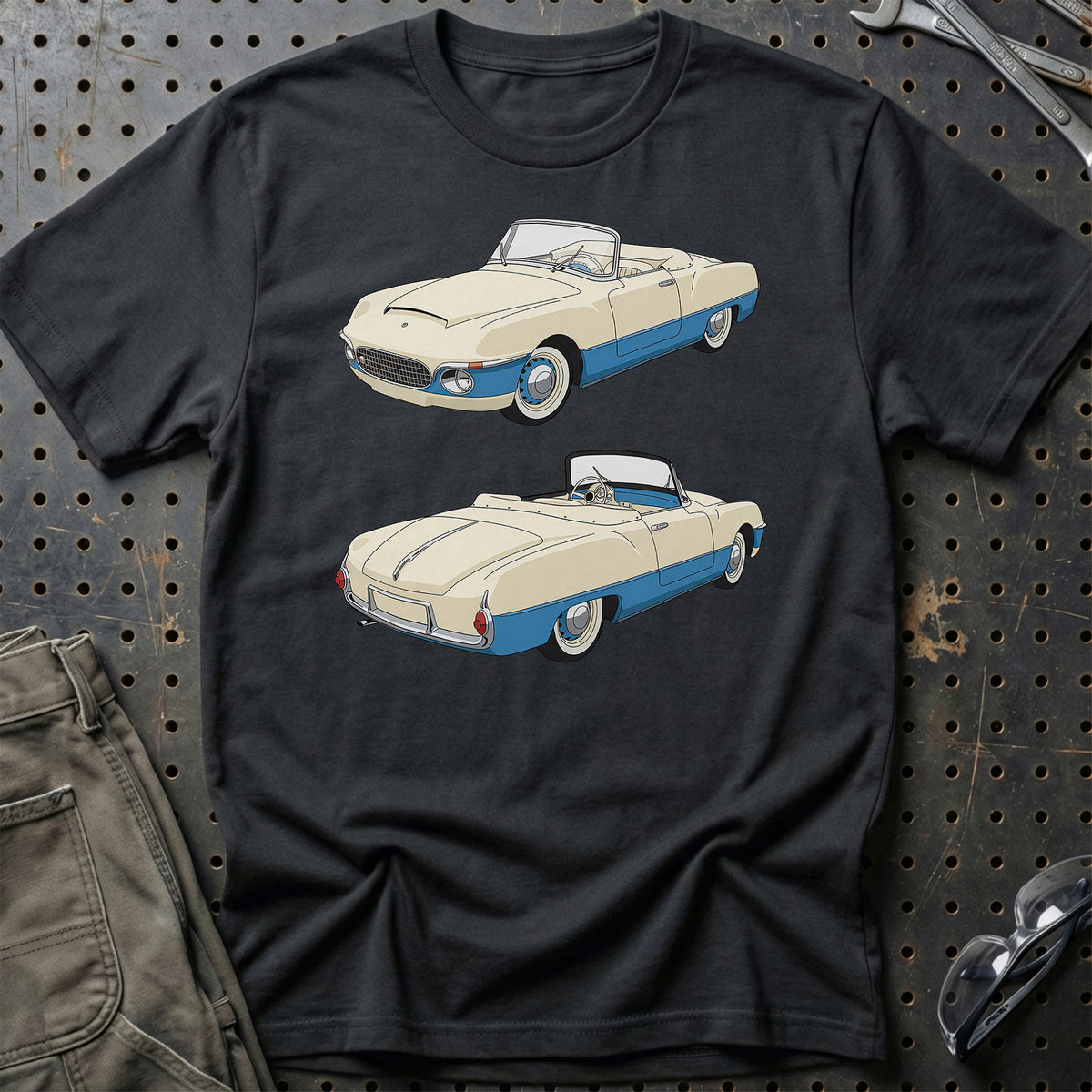 
Skoda 440 Spartak Roadster Unisex T-Shirt – Sort – print foran
