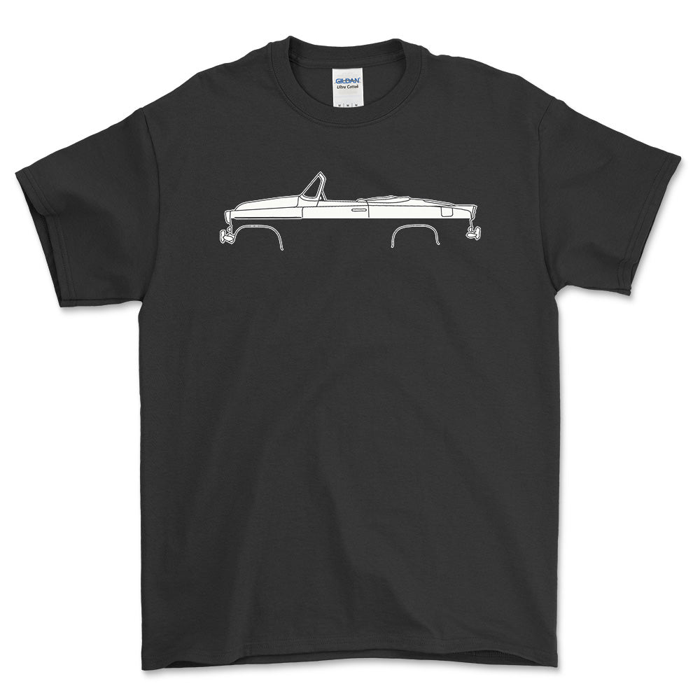Skoda Felicia Super Silhuet T-Shirt-Beklædning-Skoda-Sort-S-Garage Culture Shop- garage - man cave - merchandise