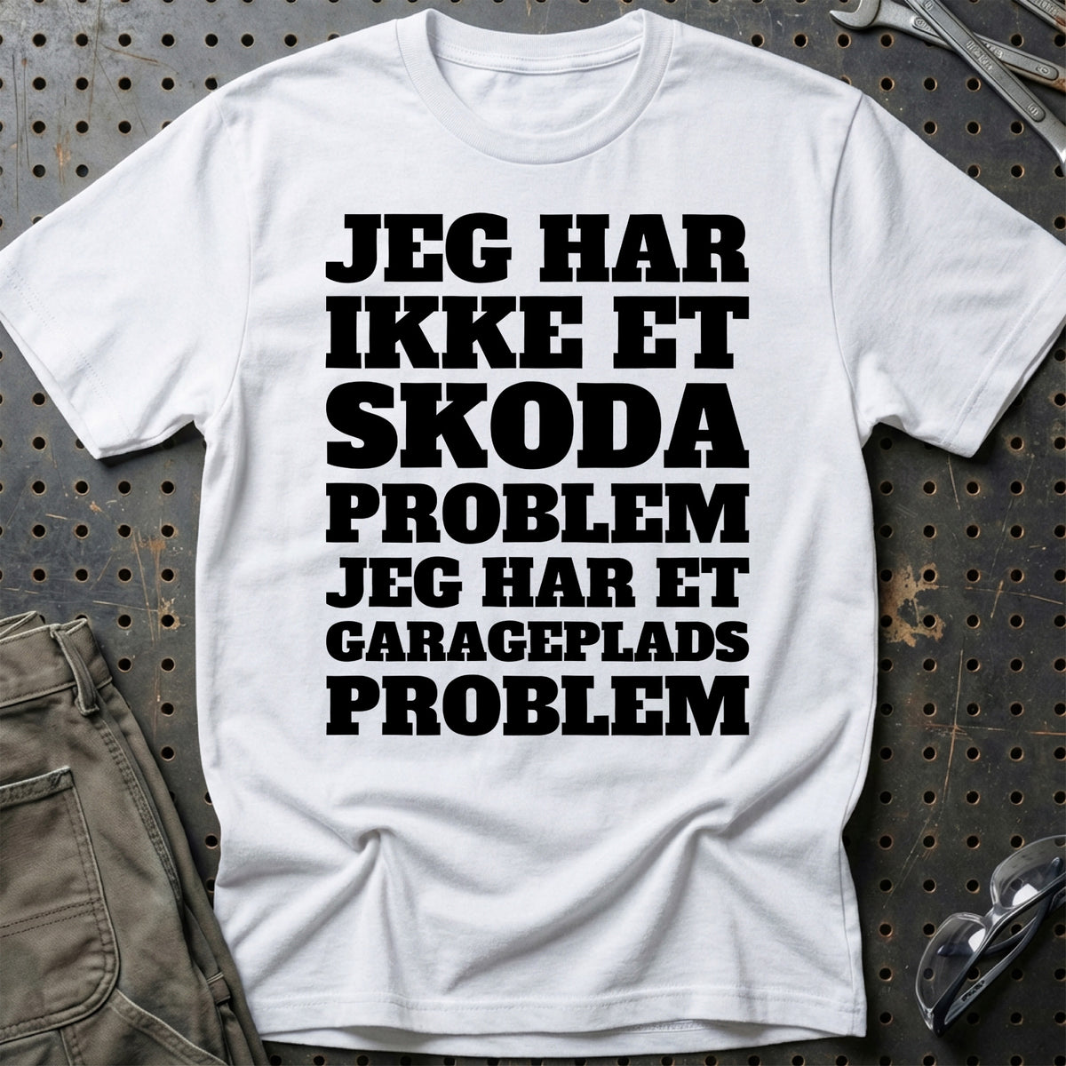 
Produktbillede af Škoda – Jeg har et garageplads problem T-Shirt