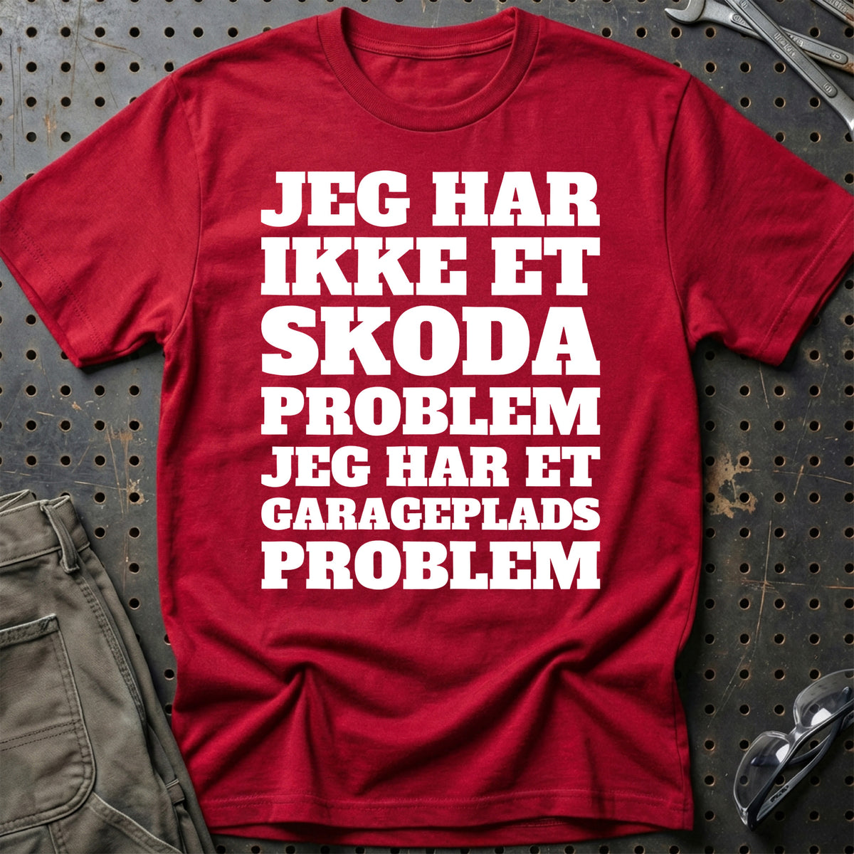 
Produktbillede af Škoda – Jeg har et garageplads problem T-Shirt