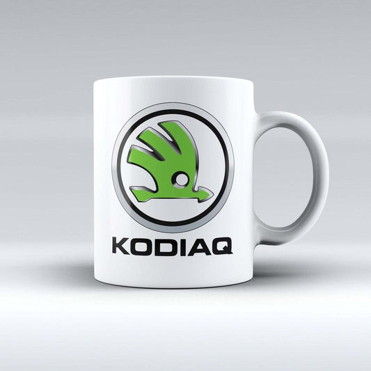 Škoda Kodiaq Keramisk Krus-Krus-Skoda-Hvid keramisk krus-Garage Culture Shop- garage - man cave - merchandise