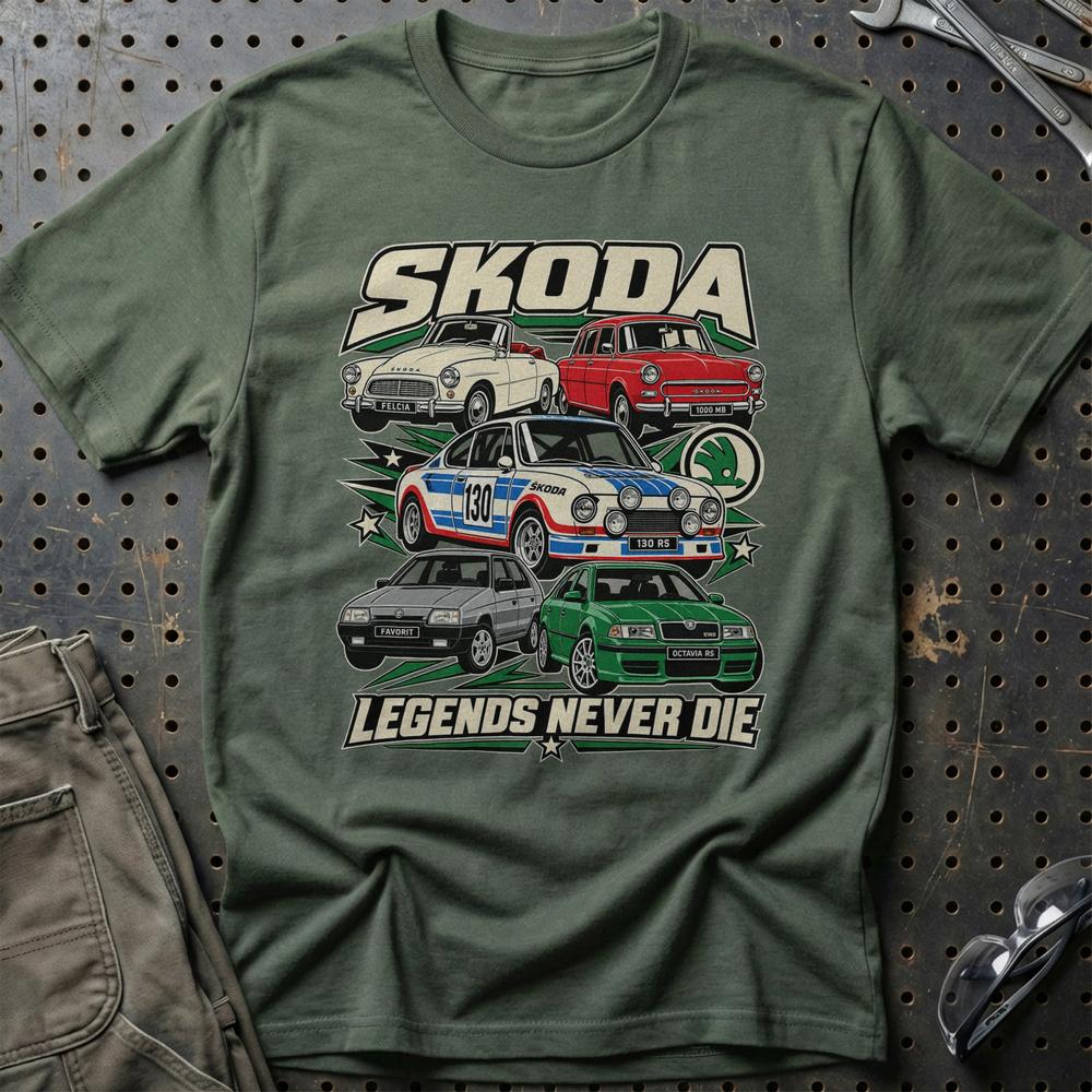 
Produktbillede af Skoda Legends Never Die T-Shirt