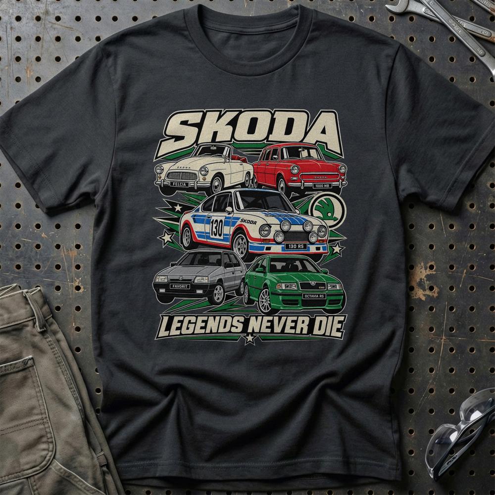 
Produktbillede af Skoda Legends Never Die T-Shirt