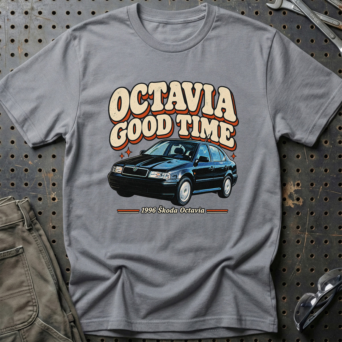 
Škoda Octavia 1996 – Octavia Good Time T-Shirt – Grå Sport