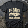 
Škoda Octavia II 1Z – Hele familien og halve genbrugen – Unisex T-Shirt – Sort