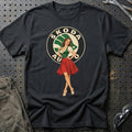 Škoda Retro Pinup T-Shirt – Sort