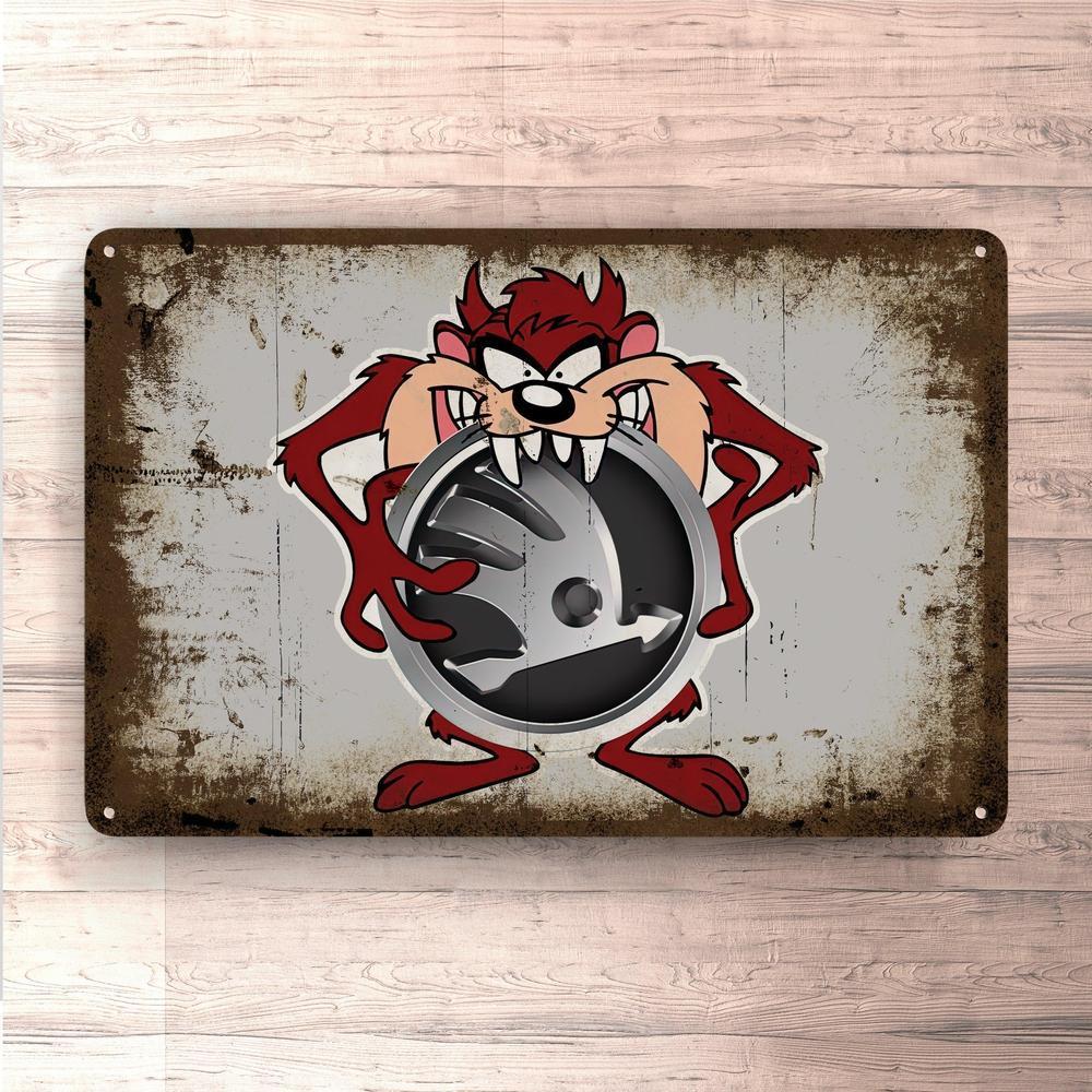 Škoda Taz Vintage Skilte, Musemåtte, Dørmåtte , Plakat-Skilte-Skoda-Garage Culture Shop- garage - man cave - merchandise