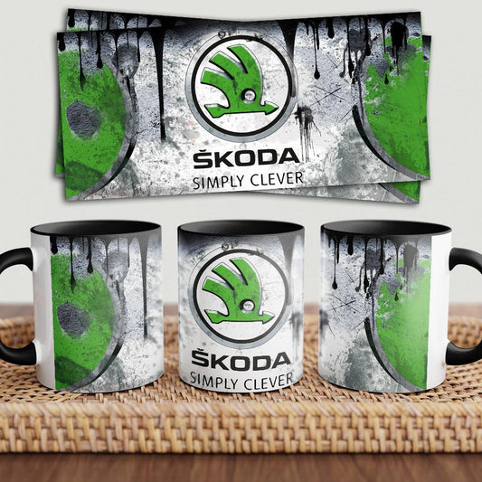 Skoda "To Toner" Vintage Keramisk Krus-Krus-Skoda-Garage Culture Shop- garage - man cave - merchandise