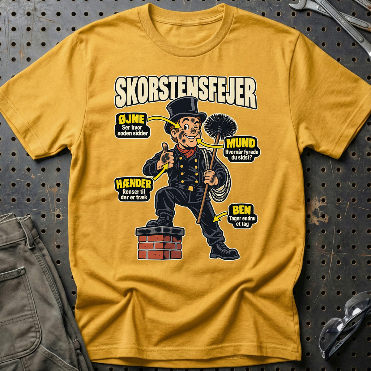 
Produktbillede af Skorstensfejer – Anatomi T-Shirt