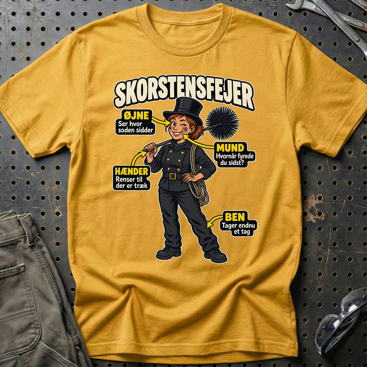 
Produktbillede af Skorstensfejer – Anatomi T-Shirt